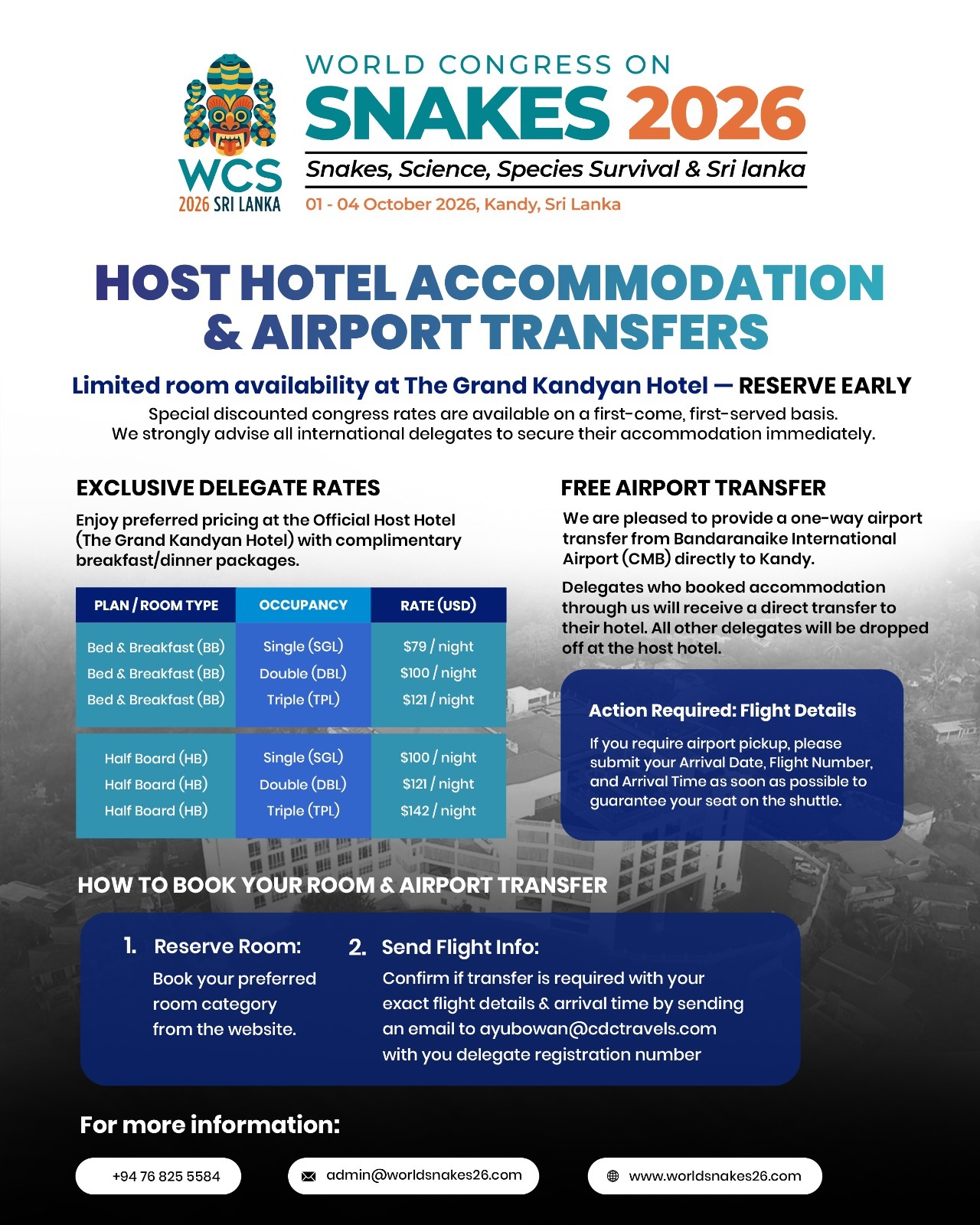 Official WCS Hotels Preview